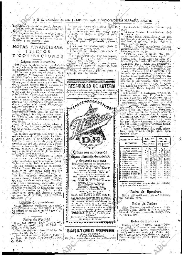 ABC MADRID 28-07-1928 página 26