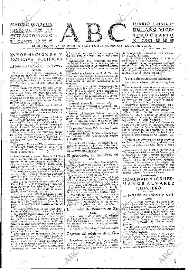 ABC MADRID 29-07-1928 página 23