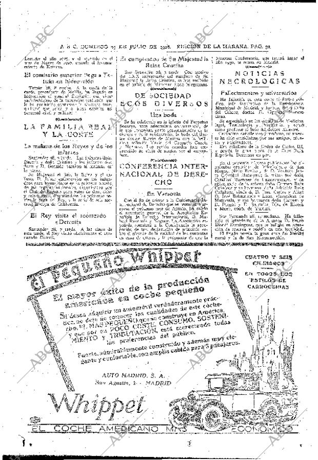 ABC MADRID 29-07-1928 página 30