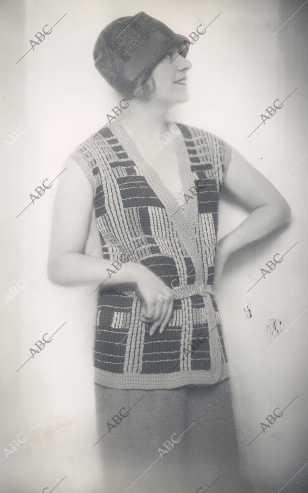 En la Imagen, ropa de lana de 1928