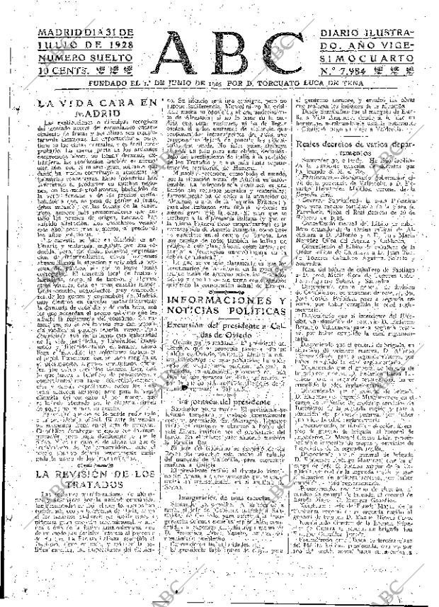 ABC MADRID 31-07-1928 página 19