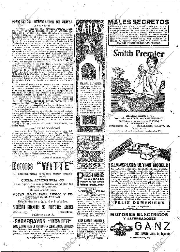 ABC MADRID 31-07-1928 página 2