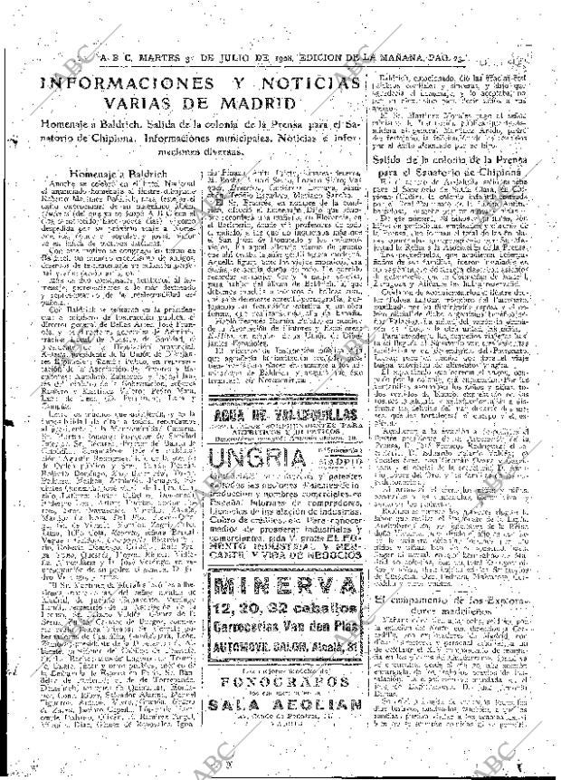 ABC MADRID 31-07-1928 página 23