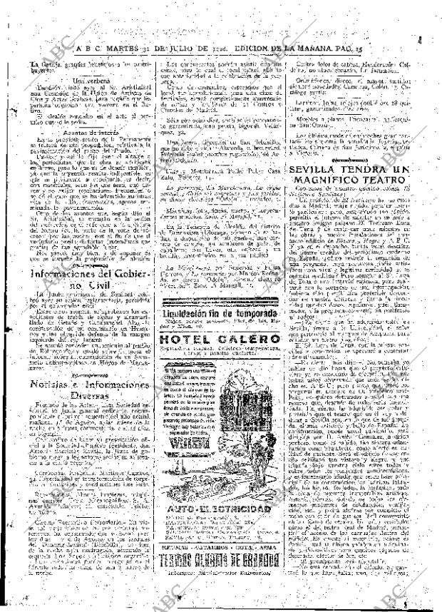 ABC MADRID 31-07-1928 página 25