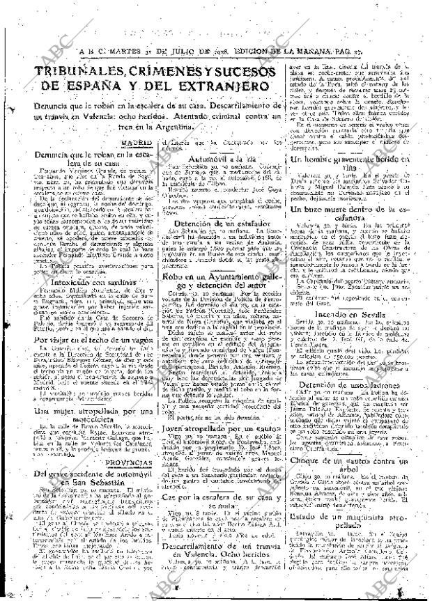 ABC MADRID 31-07-1928 página 27