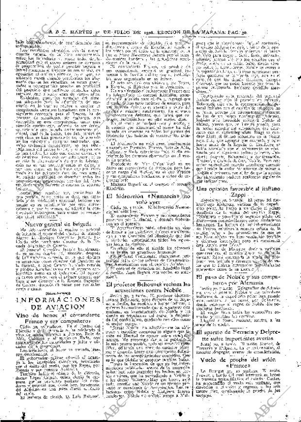 ABC MADRID 31-07-1928 página 30