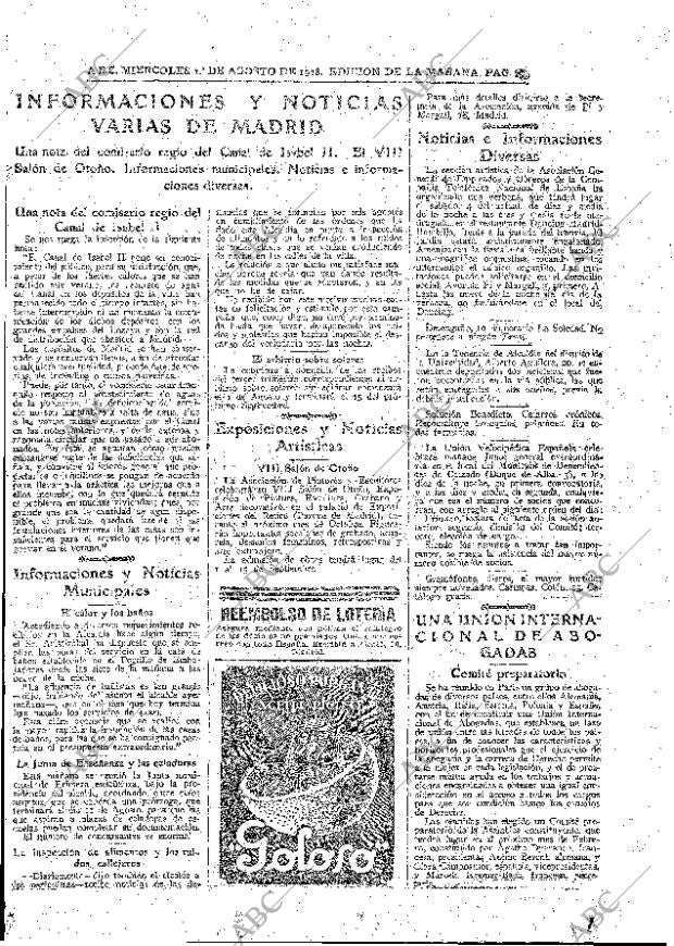 ABC MADRID 01-08-1928 página 19