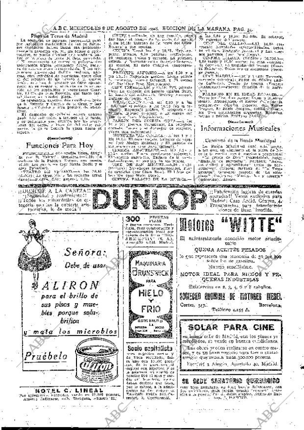 ABC MADRID 08-08-1928 página 34
