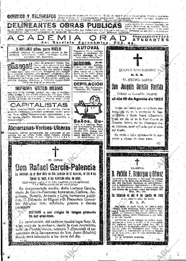 ABC MADRID 09-08-1928 página 39