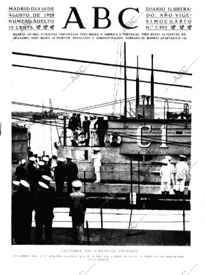 ABC MADRID 10-08-1928 página 1