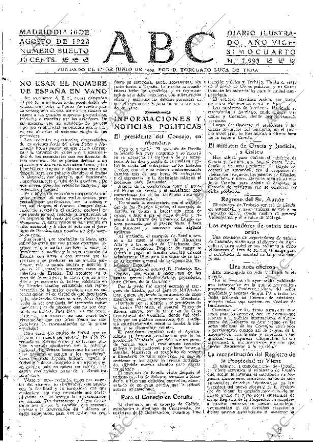 ABC MADRID 10-08-1928 página 15