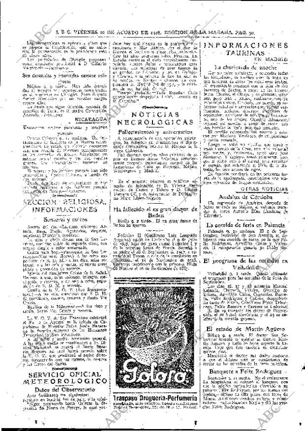 ABC MADRID 10-08-1928 página 30