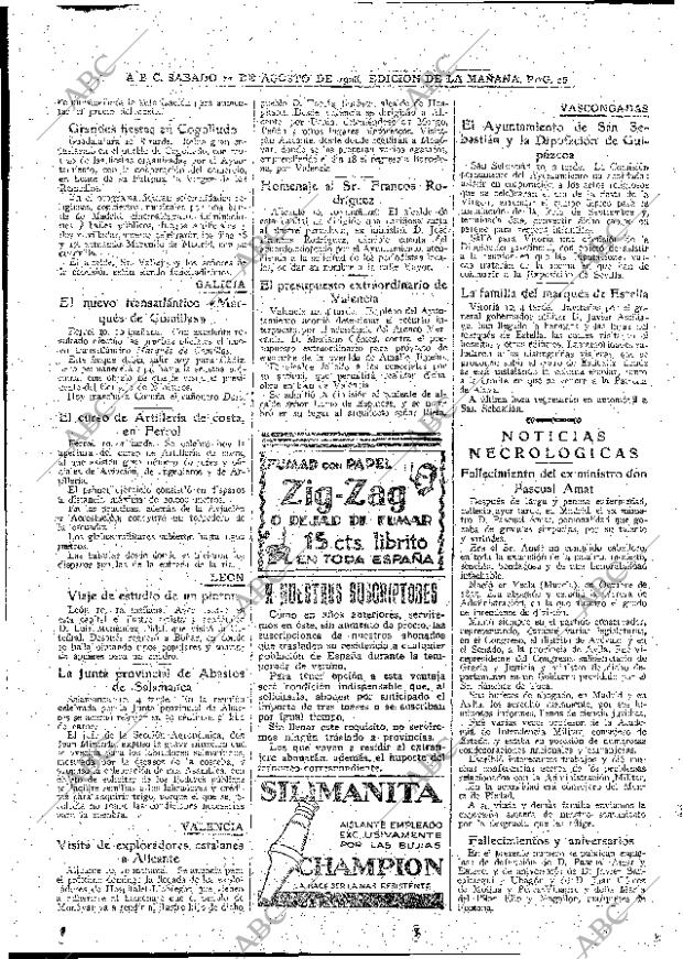 ABC MADRID 11-08-1928 página 26