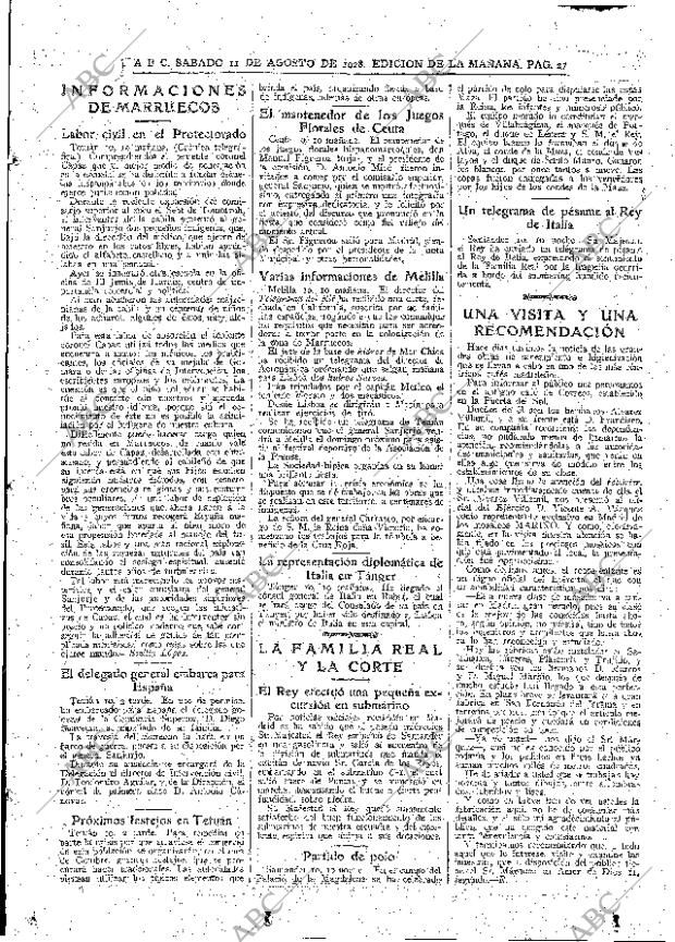 ABC MADRID 11-08-1928 página 27