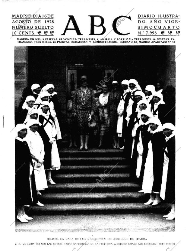 ABC MADRID 16-08-1928 página 1