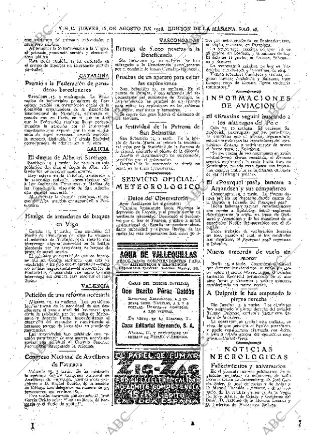 ABC MADRID 16-08-1928 página 28