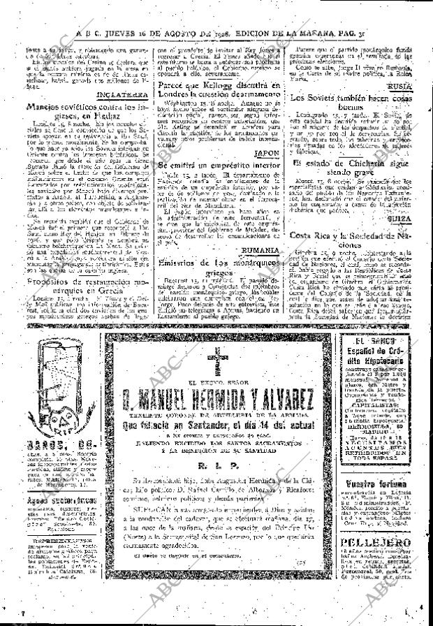 ABC MADRID 16-08-1928 página 30