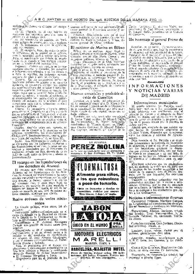 ABC MADRID 21-08-1928 página 20