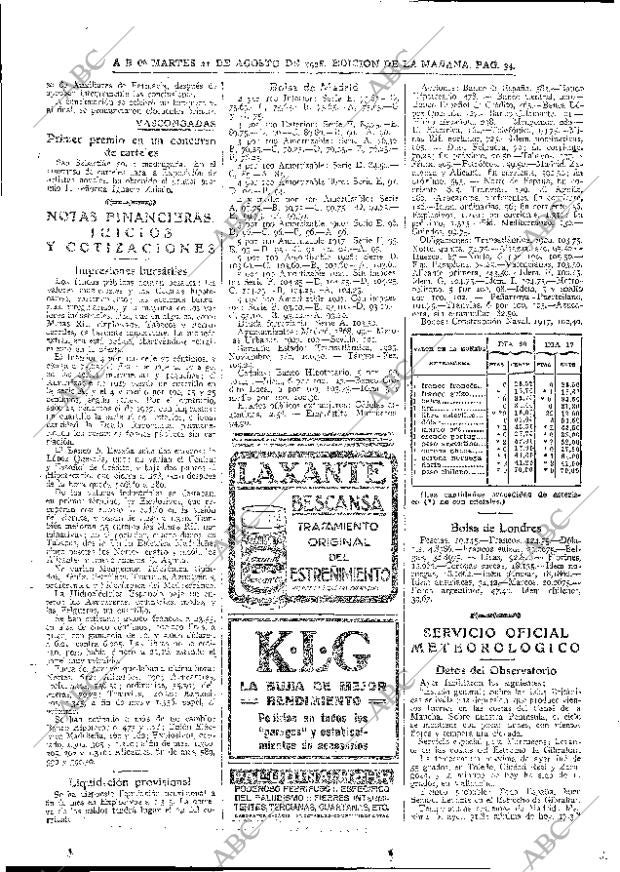 ABC MADRID 21-08-1928 página 34