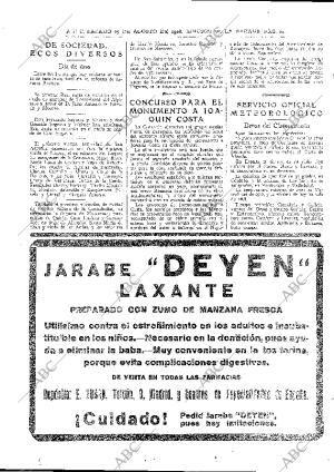 ABC MADRID 25-08-1928 página 22