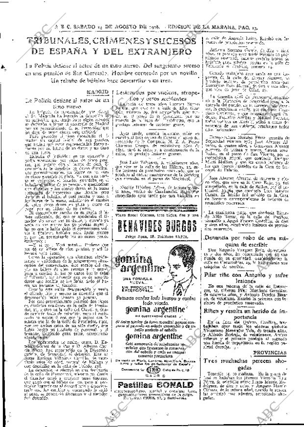 ABC MADRID 25-08-1928 página 23