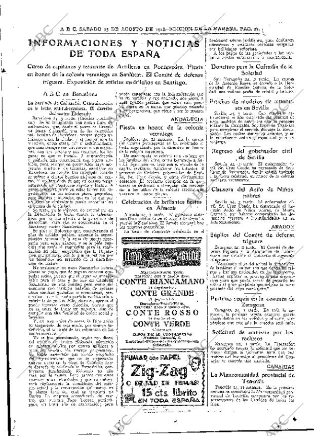 ABC MADRID 25-08-1928 página 27