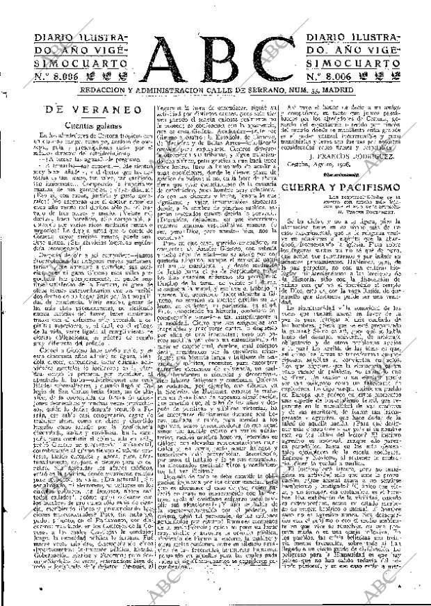 ABC MADRID 25-08-1928 página 3