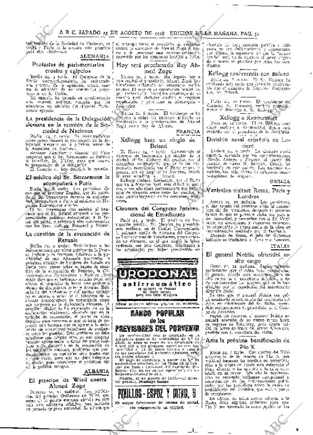 ABC MADRID 25-08-1928 página 32