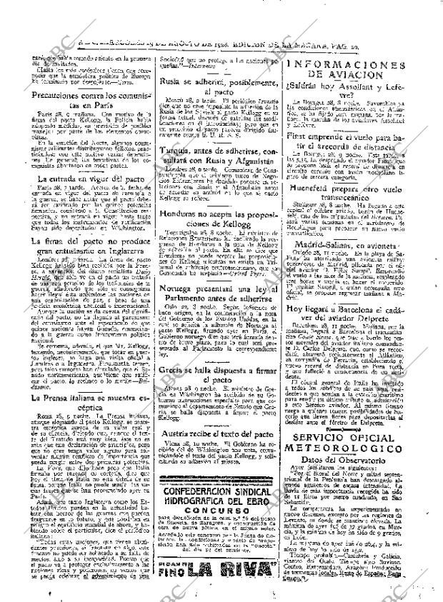 ABC MADRID 29-08-1928 página 20