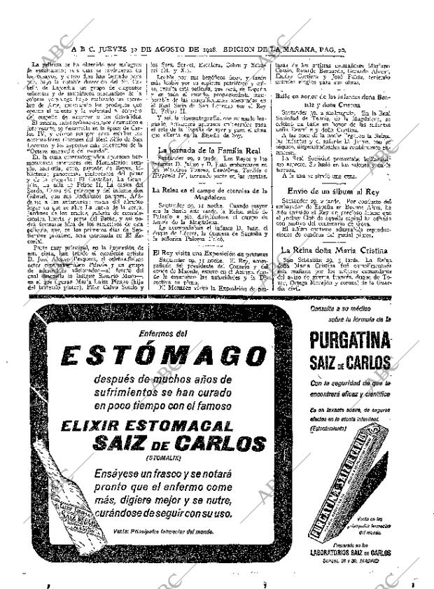 ABC MADRID 30-08-1928 página 20