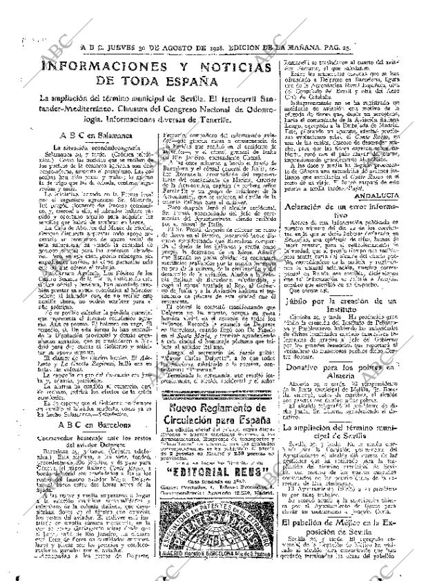 ABC MADRID 30-08-1928 página 25