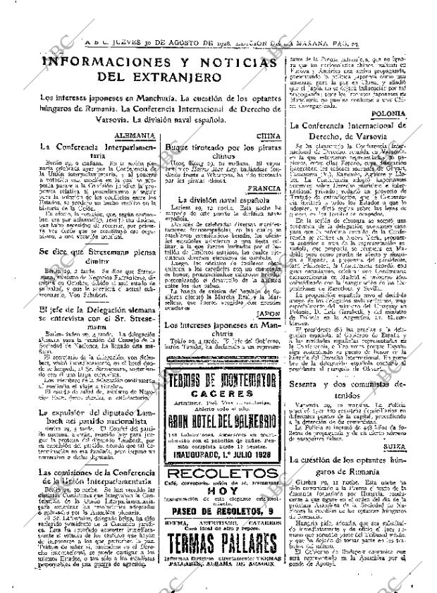 ABC MADRID 30-08-1928 página 29