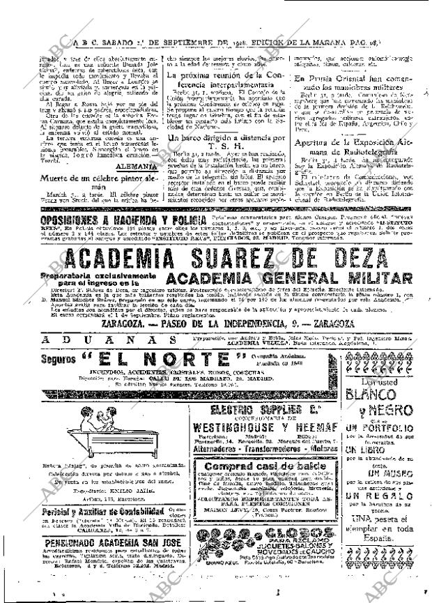 ABC MADRID 01-09-1928 página 14