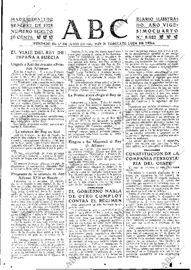 ABC MADRID 13-09-1928 página 15