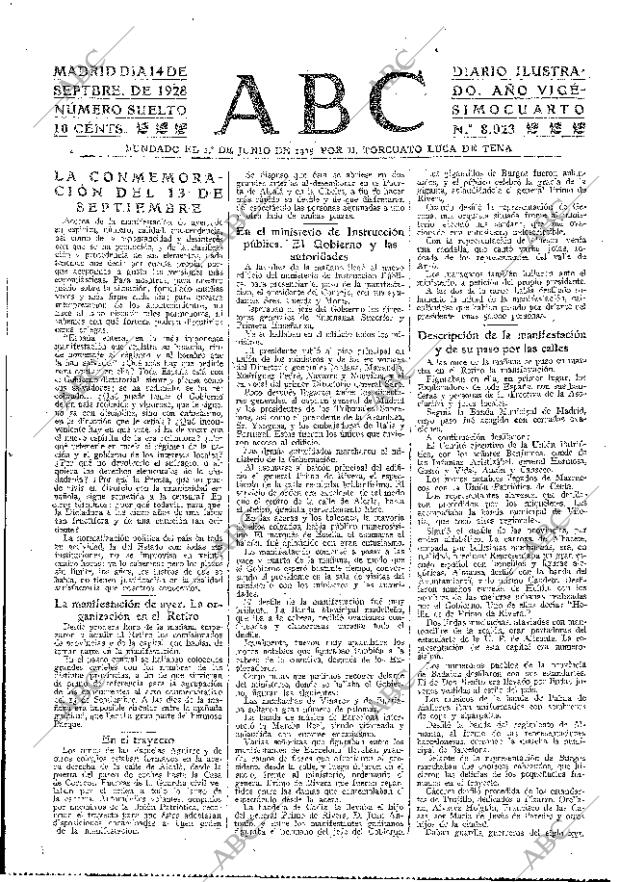 ABC MADRID 14-09-1928 página 15