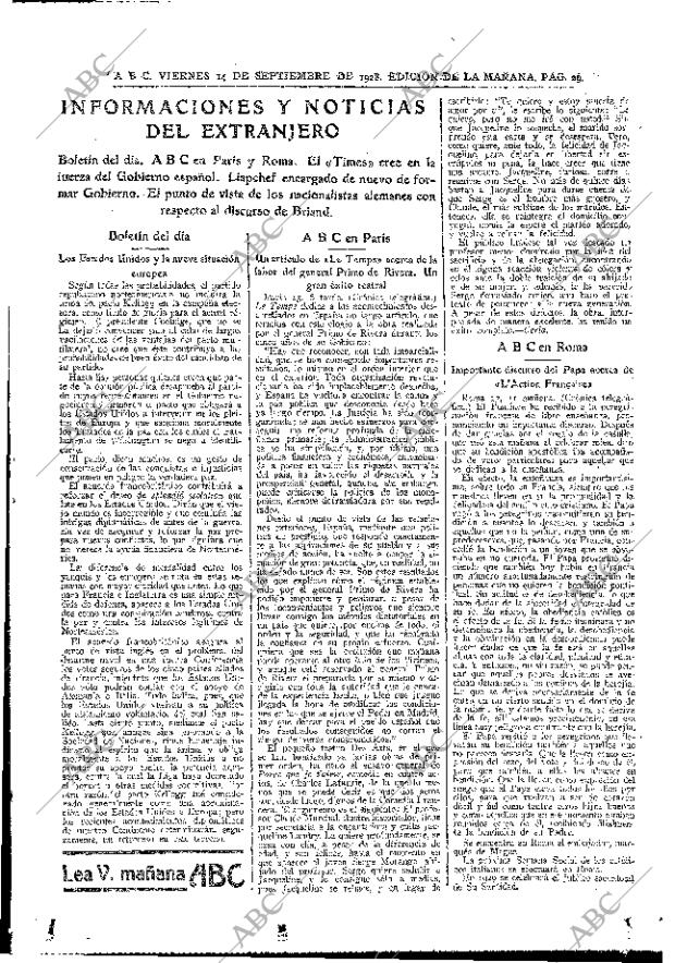 ABC MADRID 14-09-1928 página 29