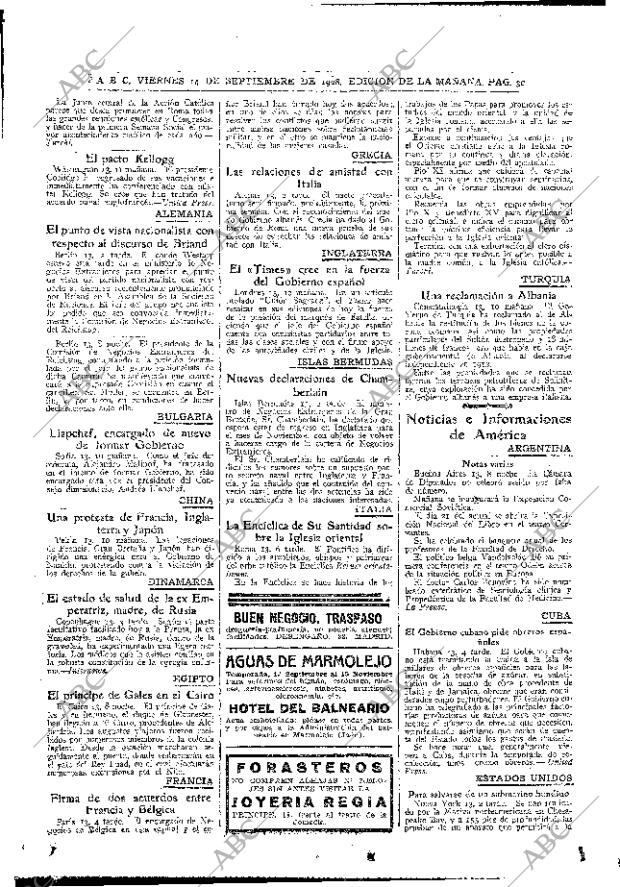 ABC MADRID 14-09-1928 página 30