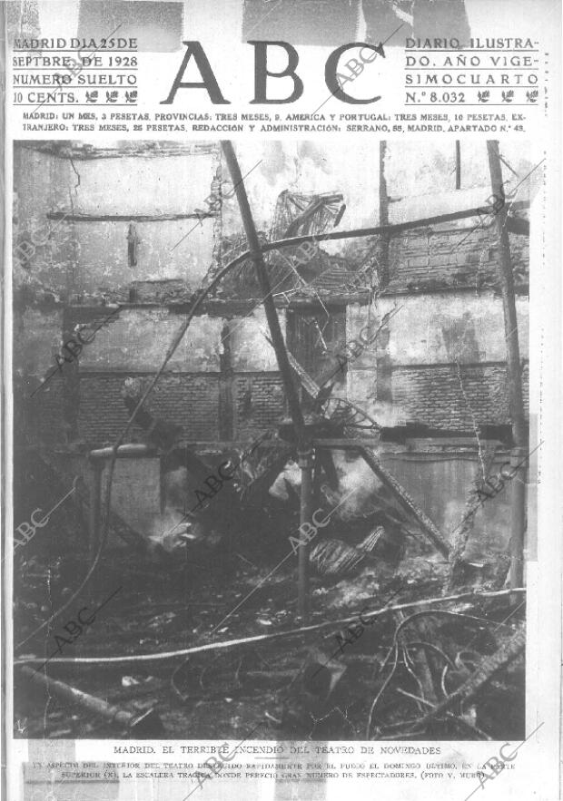 ABC MADRID 25-09-1928 página 1