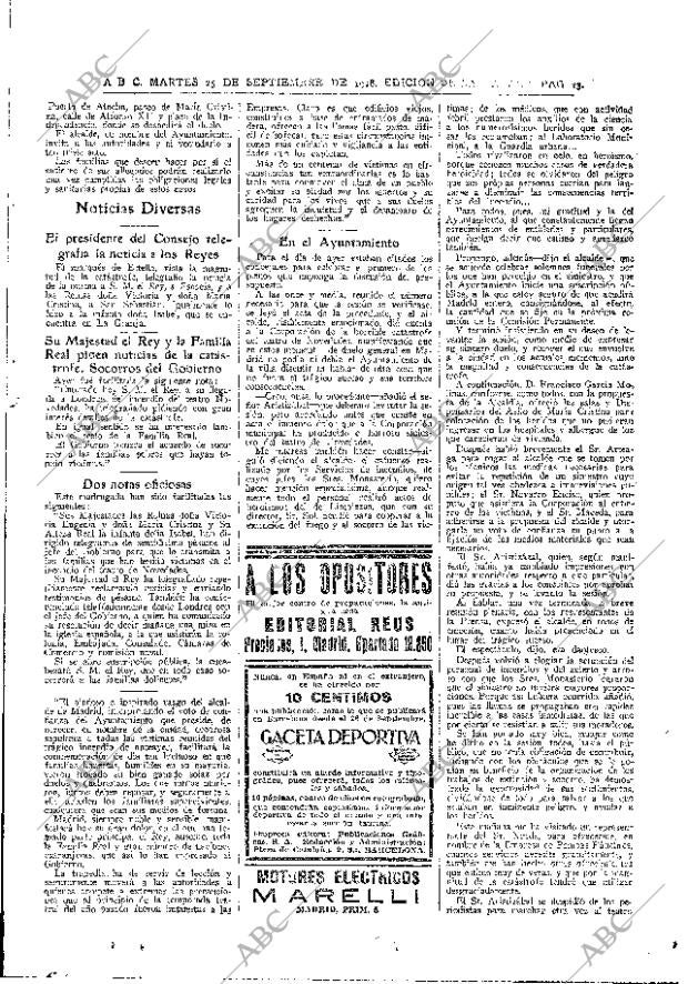 ABC MADRID 25-09-1928 página 23