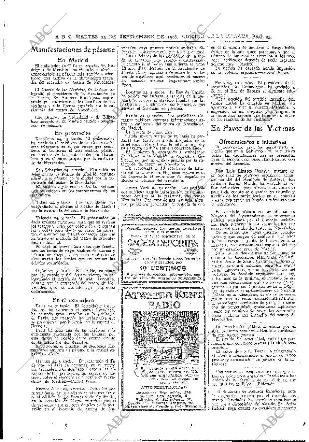 ABC MADRID 25-09-1928 página 25