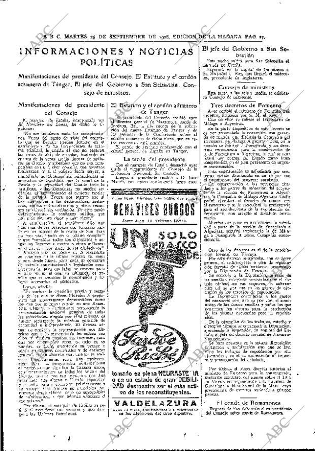 ABC MADRID 25-09-1928 página 27