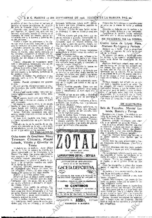 ABC MADRID 25-09-1928 página 32