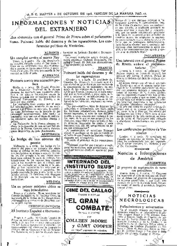 ABC MADRID 02-10-1928 página 27