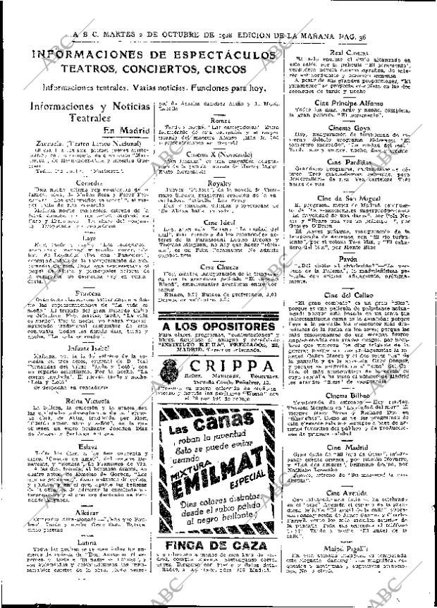 ABC MADRID 02-10-1928 página 36