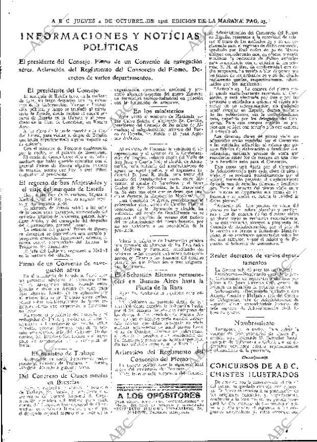 ABC MADRID 04-10-1928 página 23