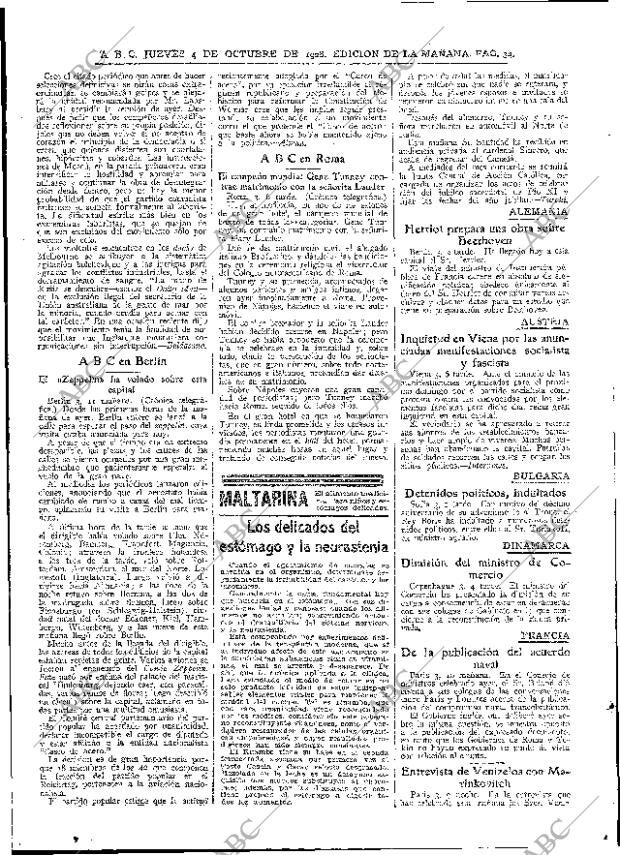 ABC MADRID 04-10-1928 página 34