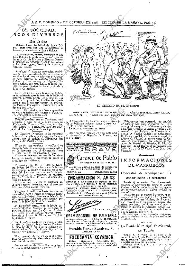 ABC MADRID 07-10-1928 página 31