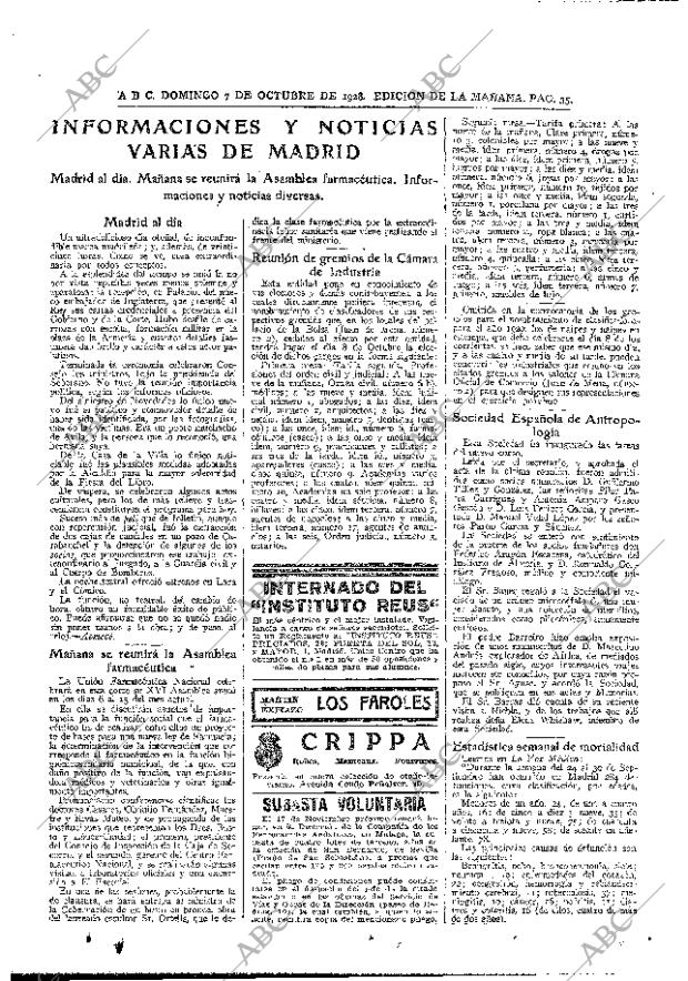 ABC MADRID 07-10-1928 página 33