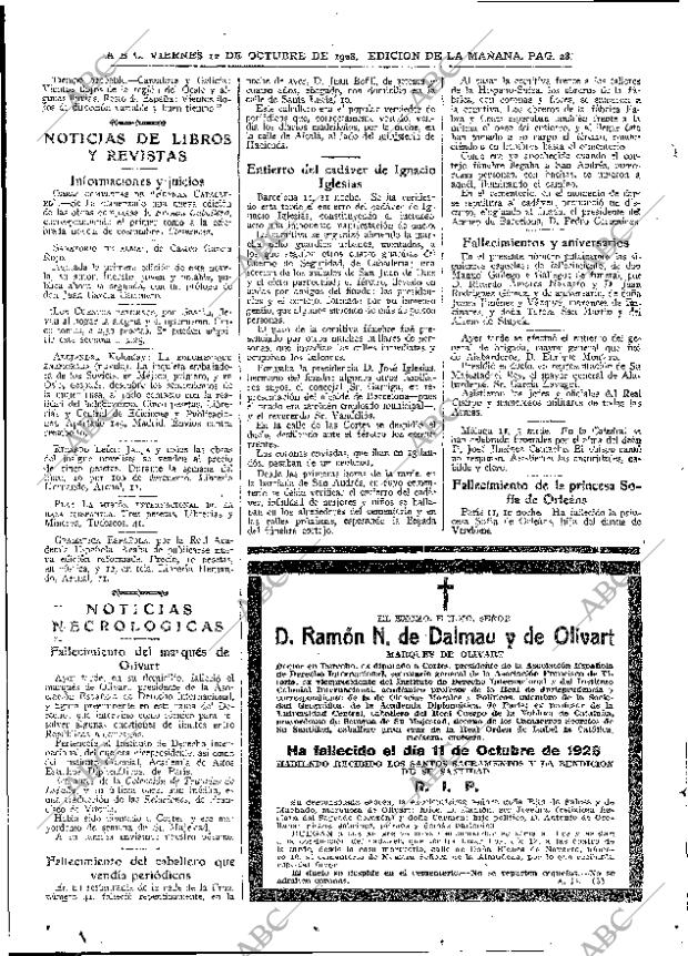 ABC MADRID 12-10-1928 página 28