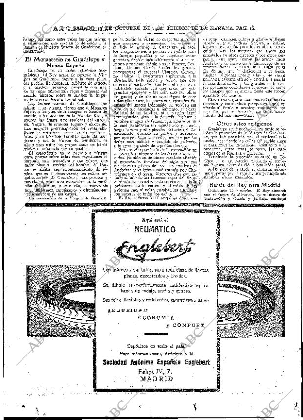 ABC MADRID 13-10-1928 página 16
